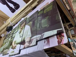 Pablo Wall Arts 5 Panels Canvas Frames Exotic