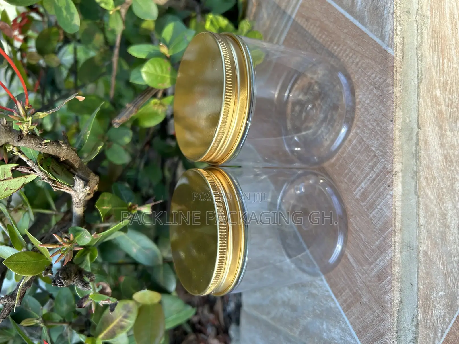 250ml Empty Transparent Pet Cosmetics Jars Container