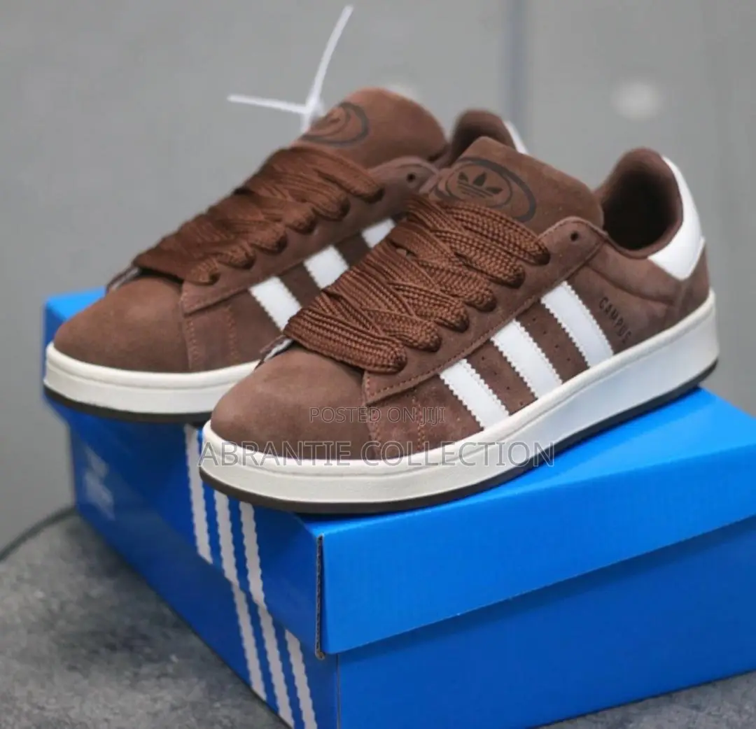 Authentic Adidas Campus Brown/White