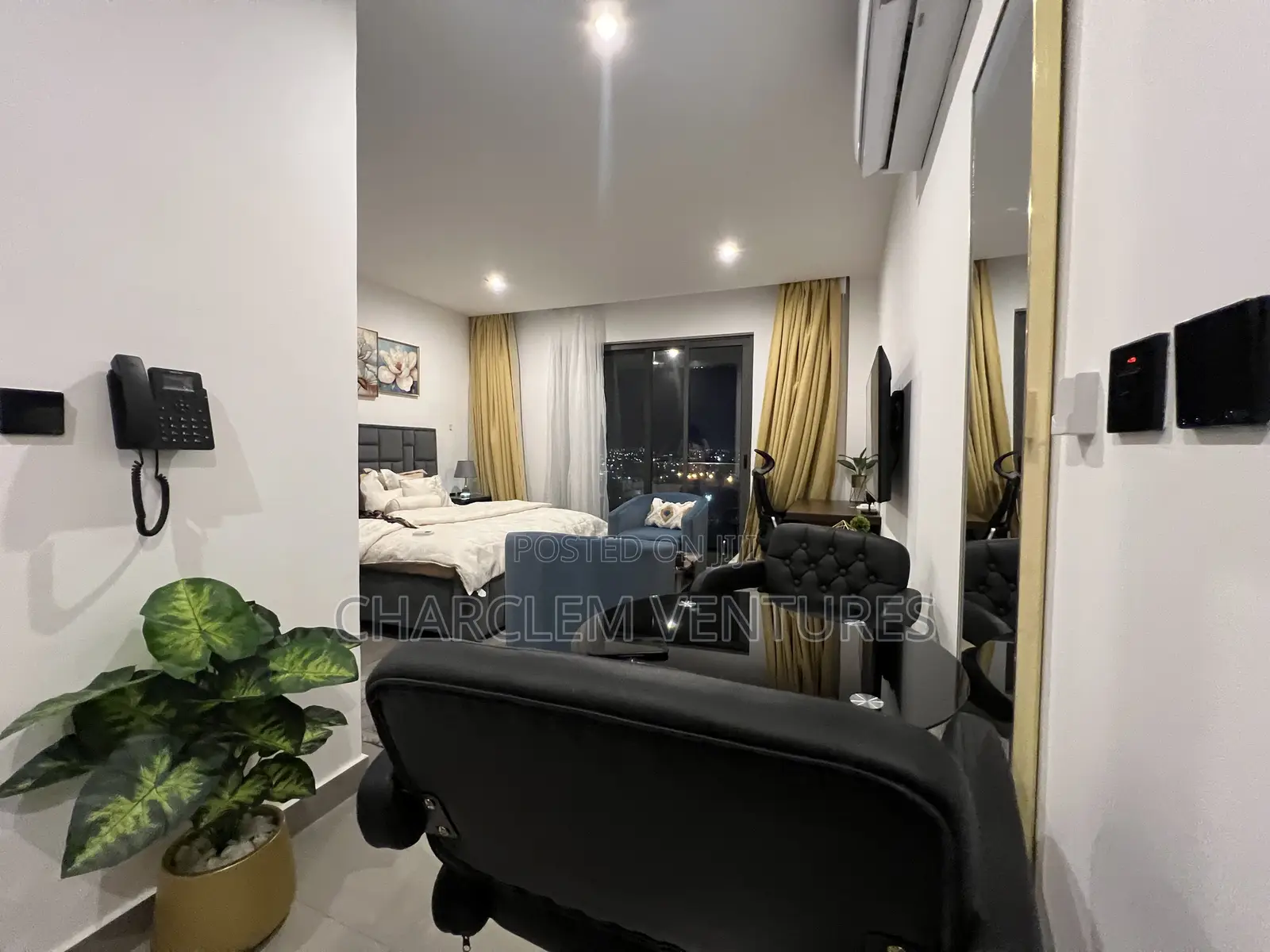 Furnished 1bdrm Apartment in Charclem Ventures, North Ridge for rent