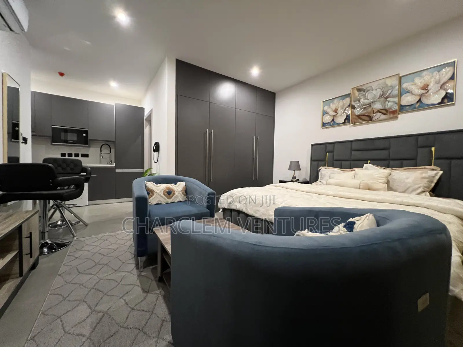 Furnished 1bdrm Apartment in Charclem Ventures, North Ridge for rent