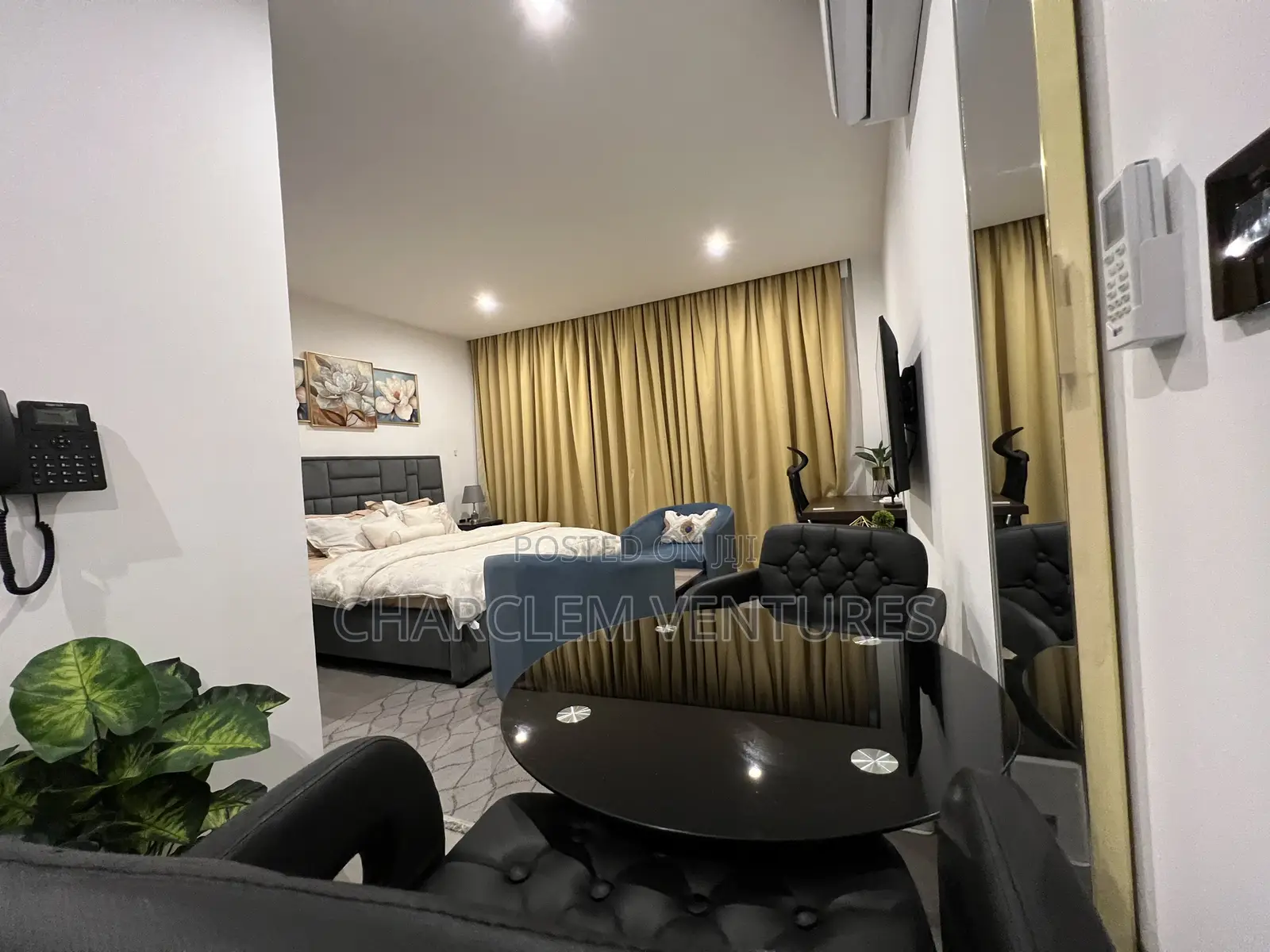 Furnished 1bdrm Apartment in Charclem Ventures, North Ridge for rent