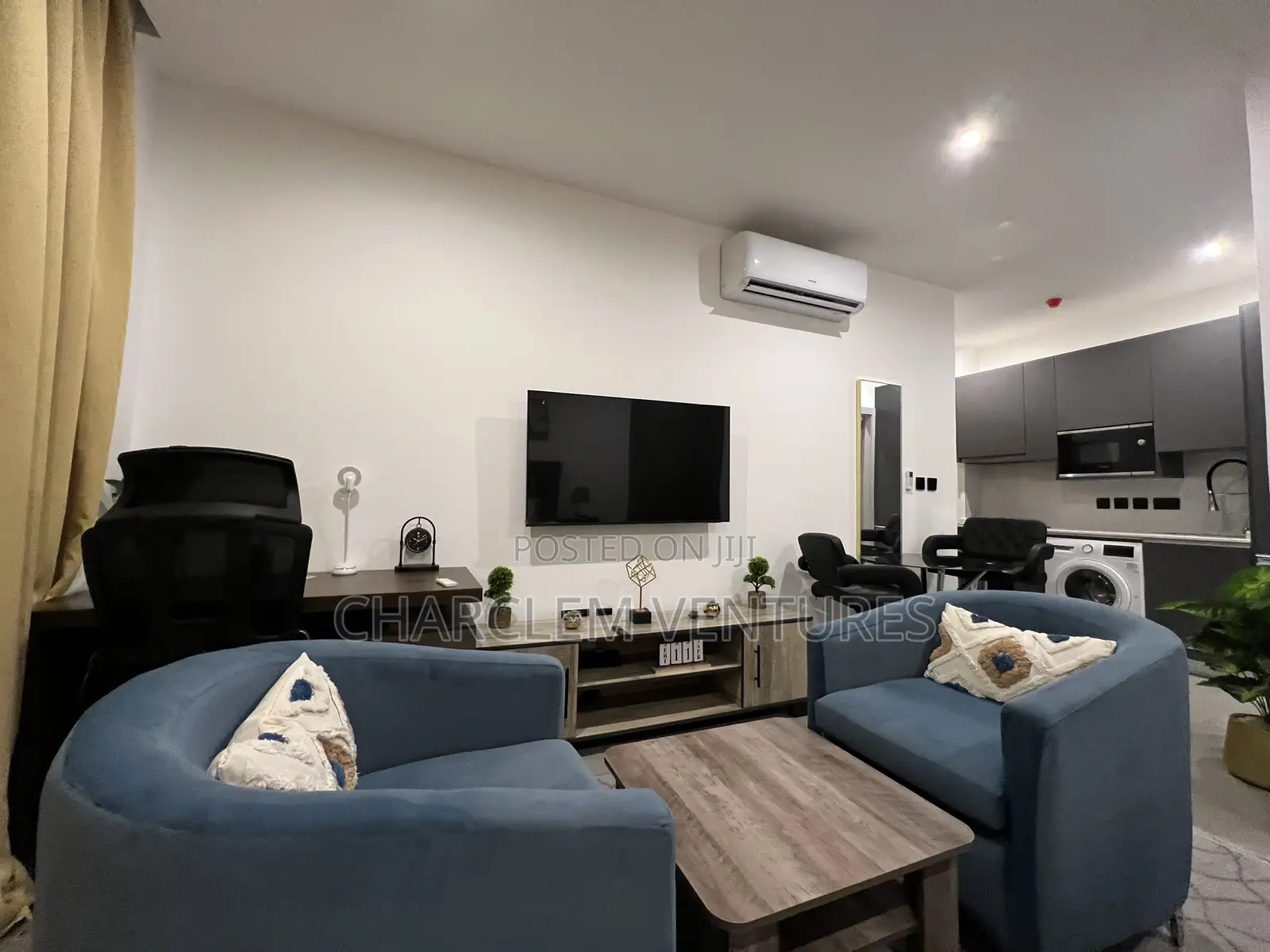 Furnished 1bdrm Apartment in Charclem Ventures, North Ridge for rent