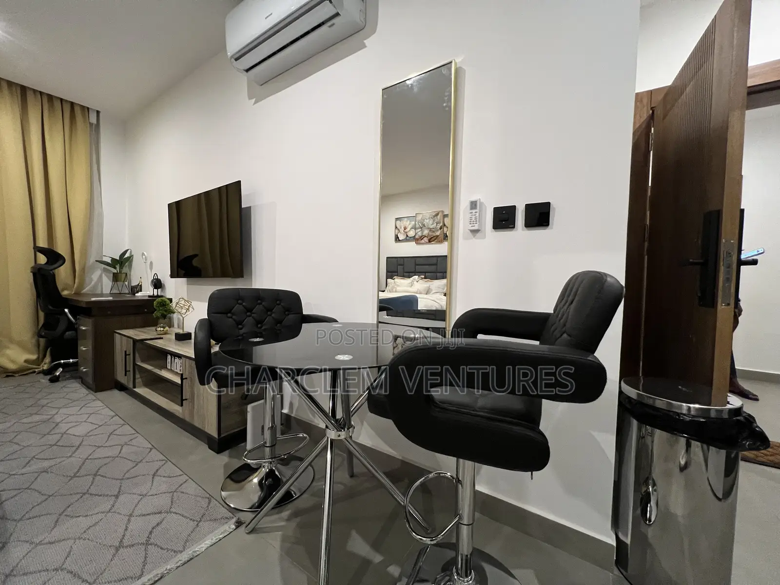 Furnished 1bdrm Apartment in Charclem Ventures, North Ridge for rent