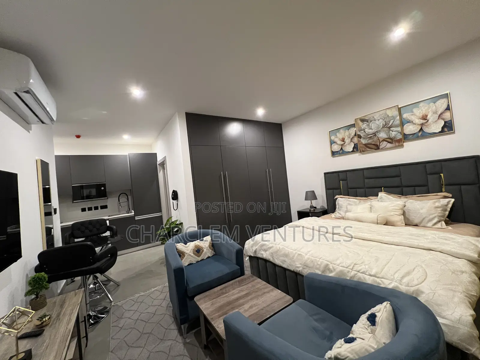 Furnished 1bdrm Apartment in Charclem Ventures, North Ridge for rent