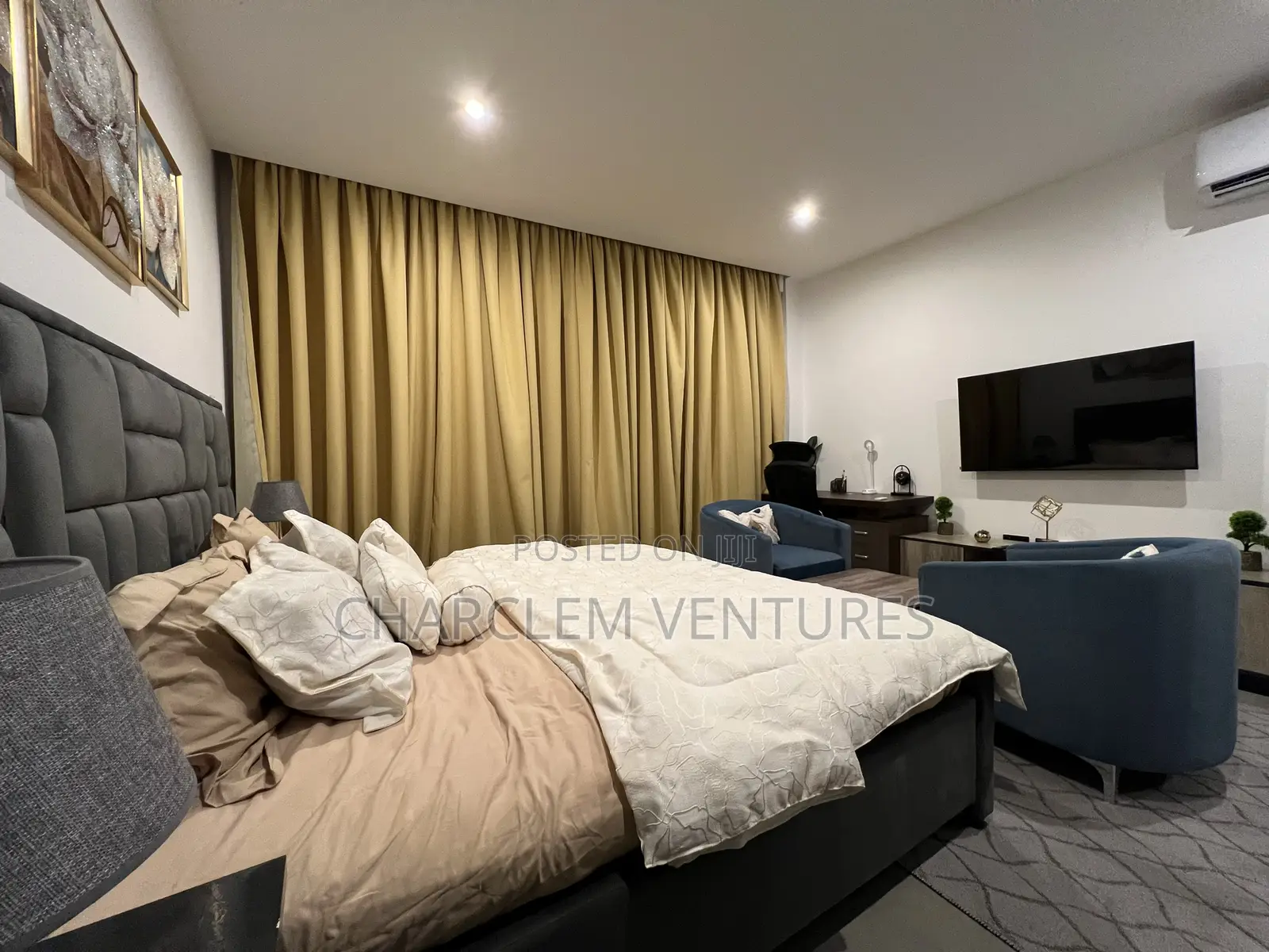 Furnished 1bdrm Apartment in Charclem Ventures, North Ridge for rent