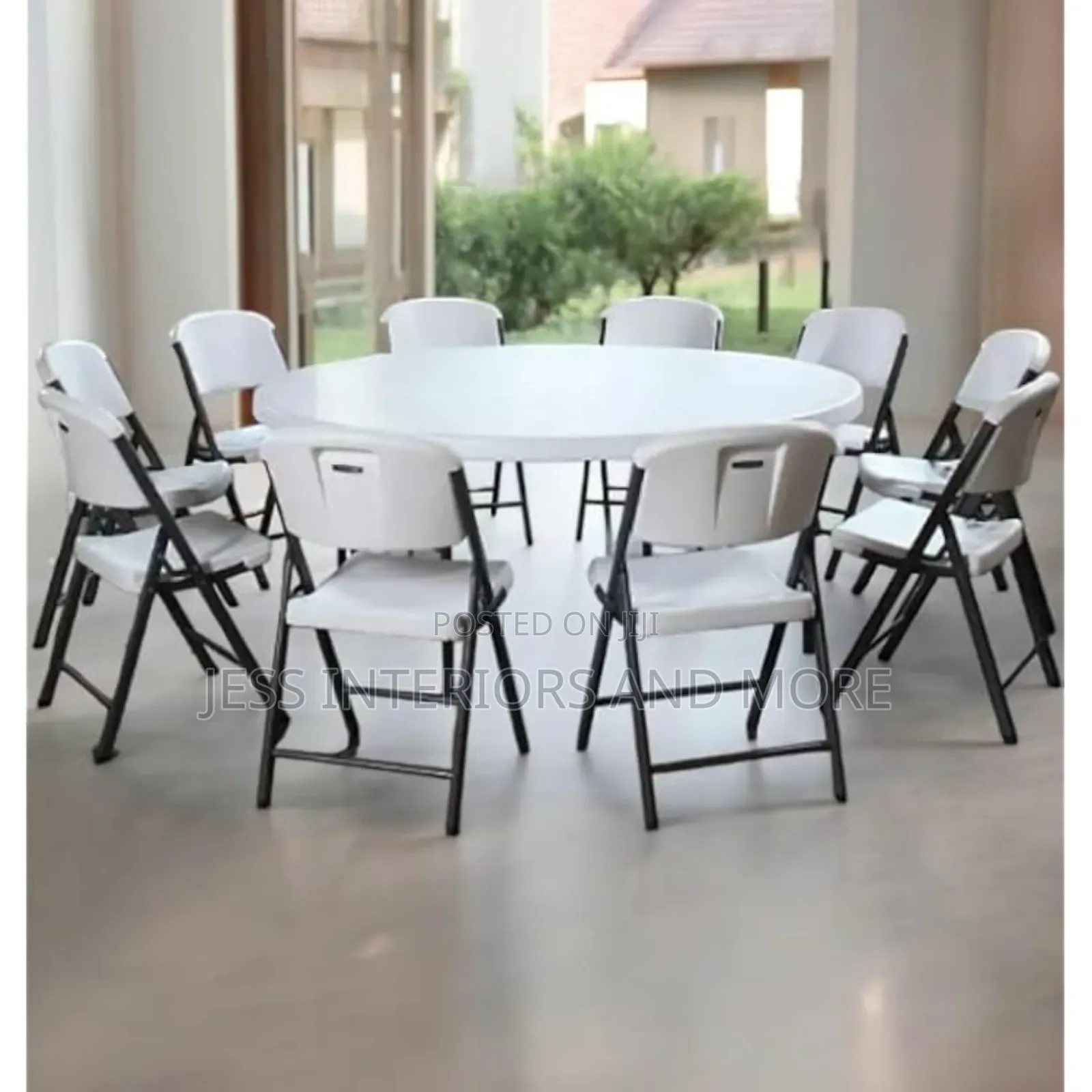 Foldable Outdoor Table (White)