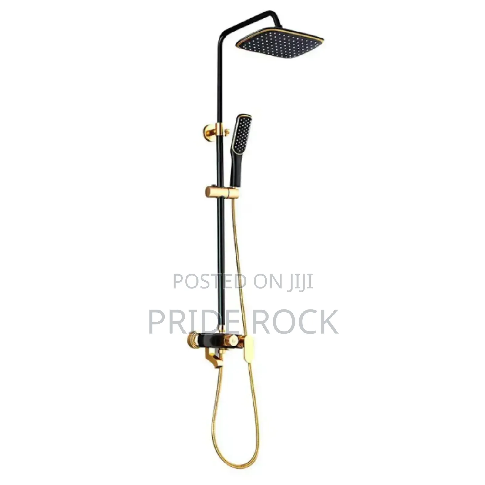 Black and Gold Three in One Shower