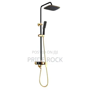 Black and Gold Three in One Shower