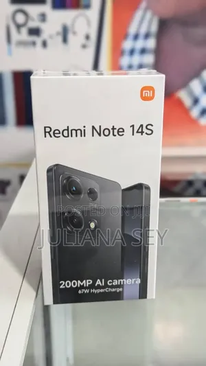 New Xiaomi Redmi Note 14S 256 GB Black