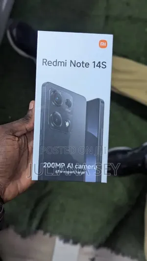 New Xiaomi Redmi Note 14S 256 GB Black