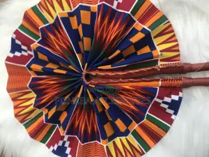 African Print Fan