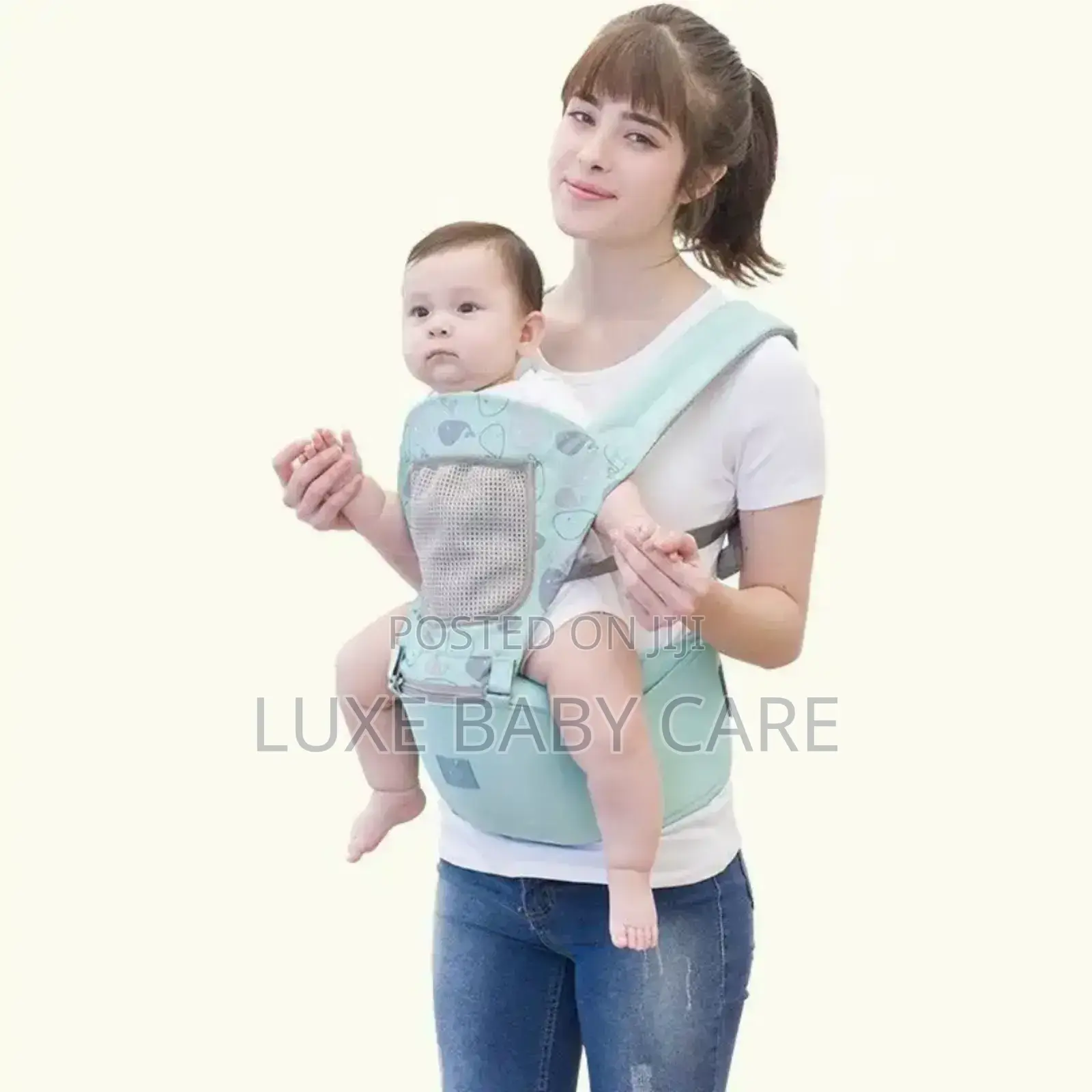 Carrier With Hip Seat Newborn to Toddler Carrier.