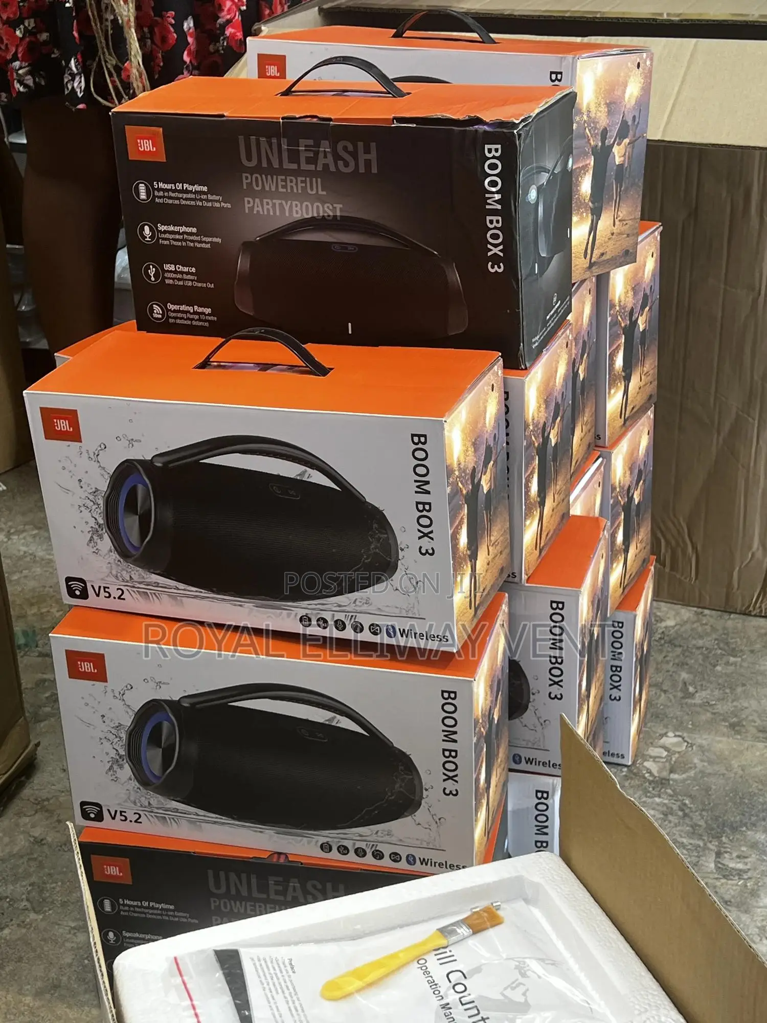 Rechargeable Jbl Boombox 3 Speaker