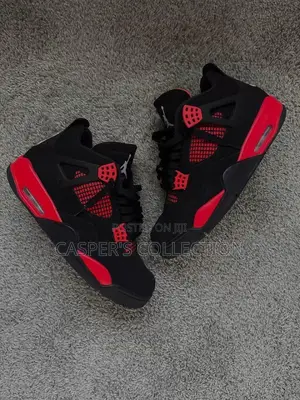 Jordan 4 Black Red Thunders