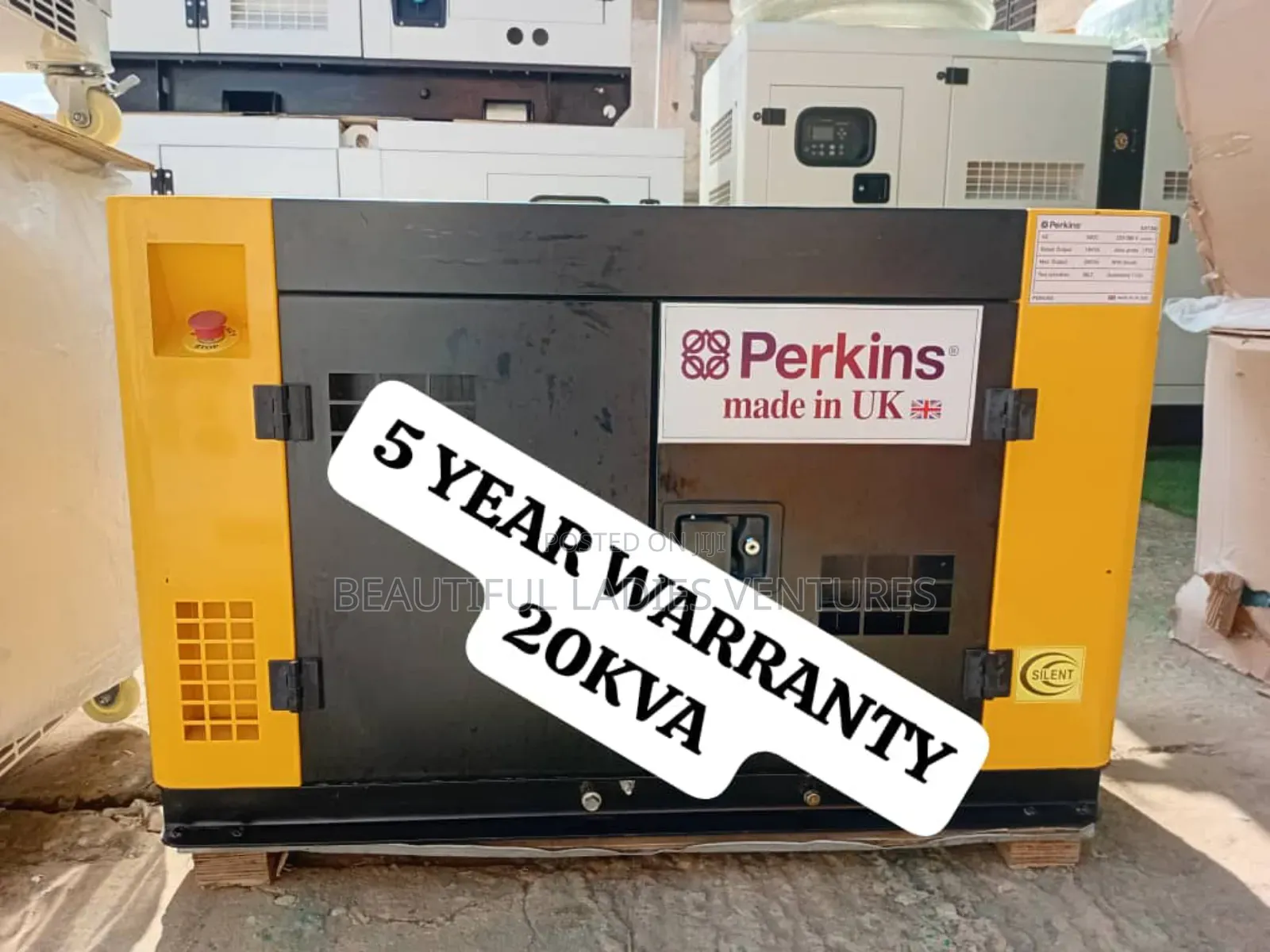 Licensed 20kva Perkins Diesel Silent Perkins Genset 20kva