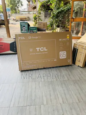 Well Built TCL 65p735 65” HDR Smart Screen Tv(Black).