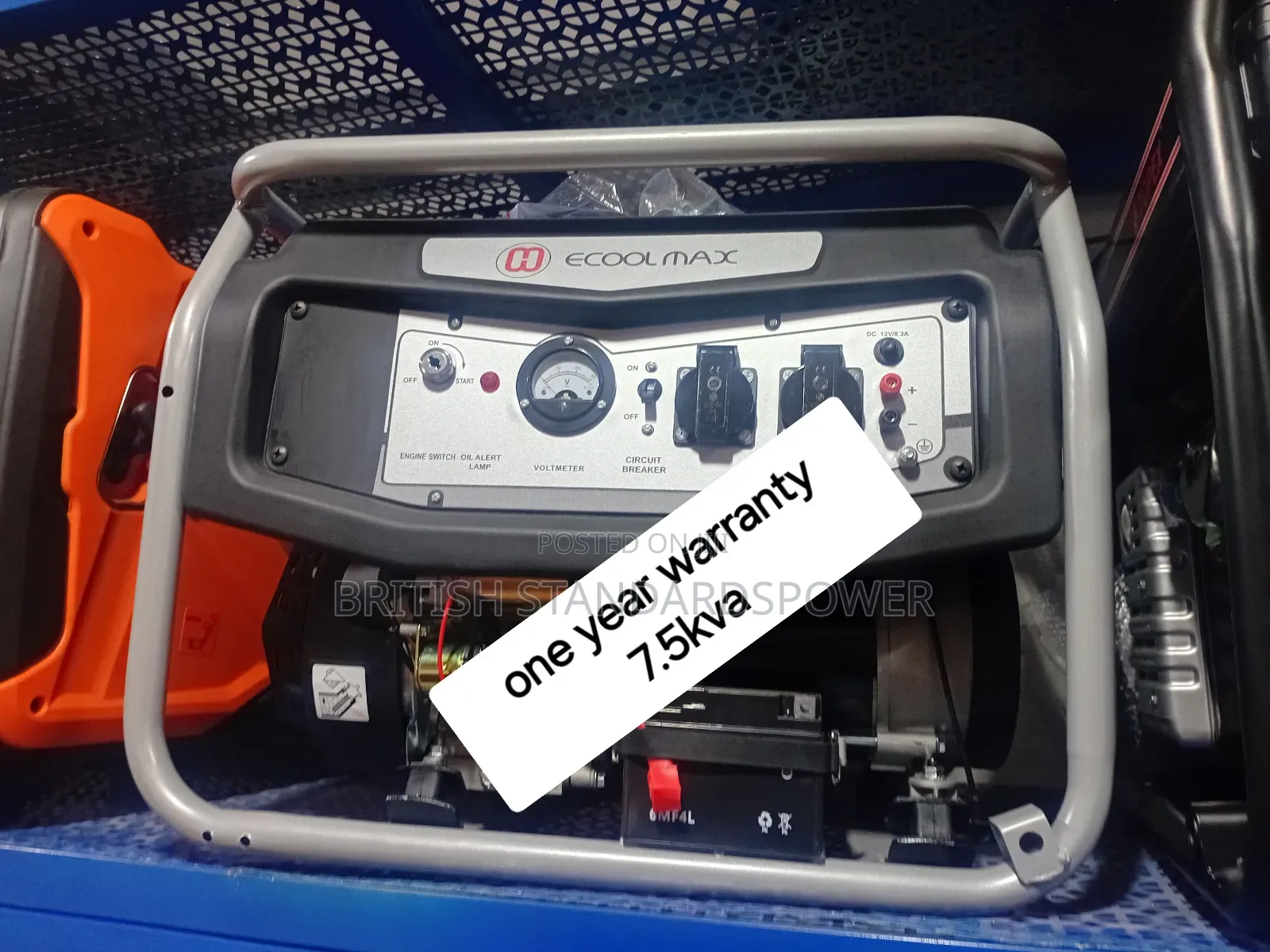 High Capacity 7.5kva Petrol Generator