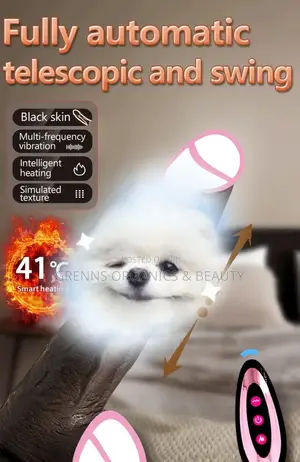 Telescopic Realistic Dildo, Swing, Heating + Remote Control