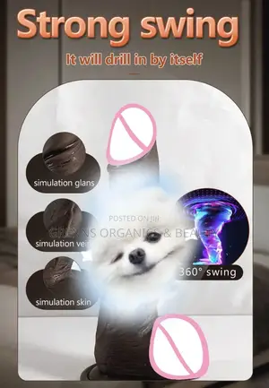 Telescopic Realistic Dildo, Swing, Heating + Remote Control
