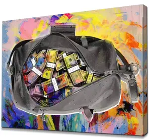 Graffiti Wall Arts Frame Canvas Decor