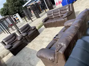 Foreign Leather Recliner Sofa Sets (Cash on Delivery)