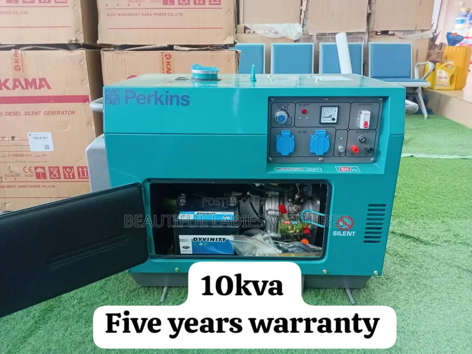 Polished Version 10kva 13000watts Perkins Diesel Silent Gen