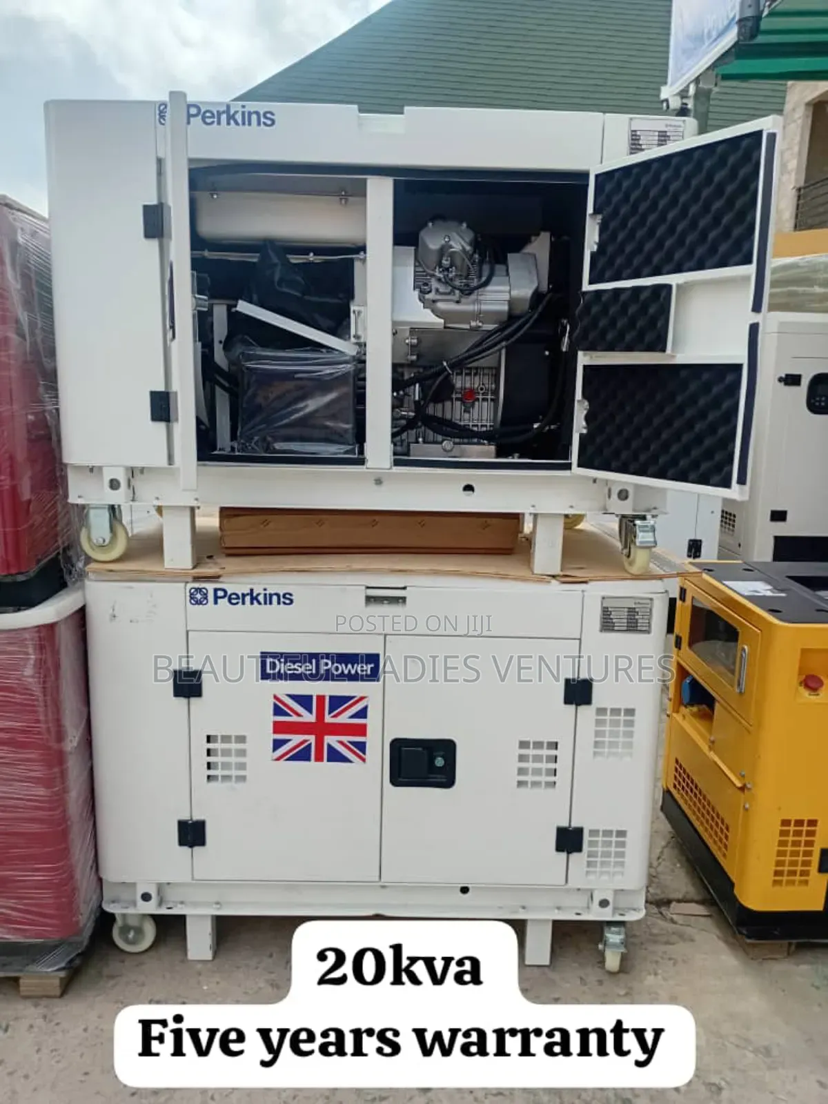 Polished Version 20kva 18000watts Perkins Diesel Silent Gen