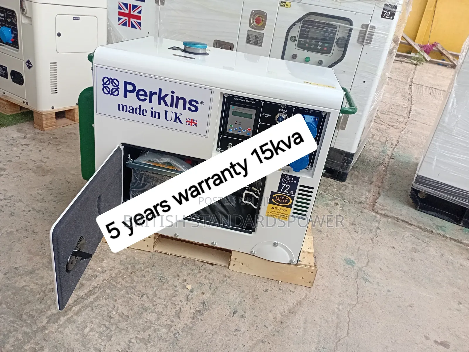 Compact 15kva Silent Diesel Generator for Large Businesses