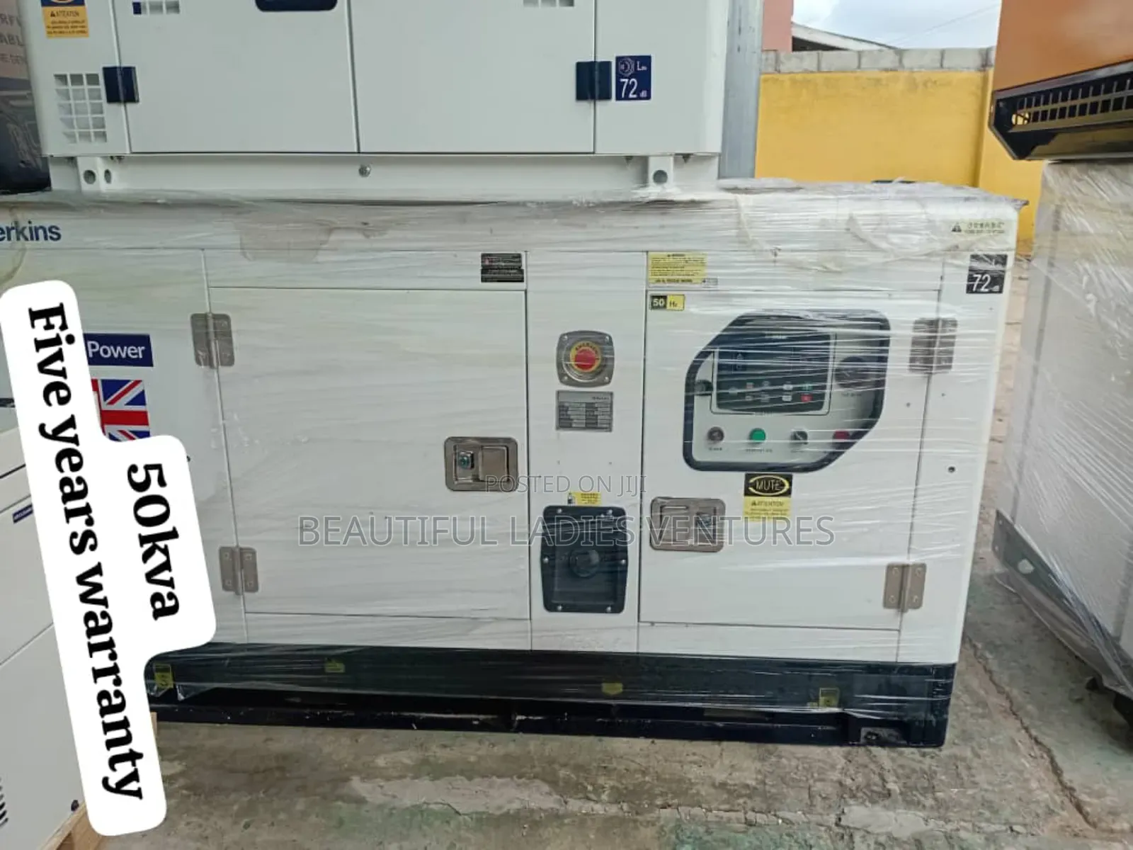 Perkins 50kva 45000watts Diesel Generator Compact Design Uk