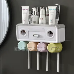 Toothbrush Holder With 4 Cups 12 Toothbrushes