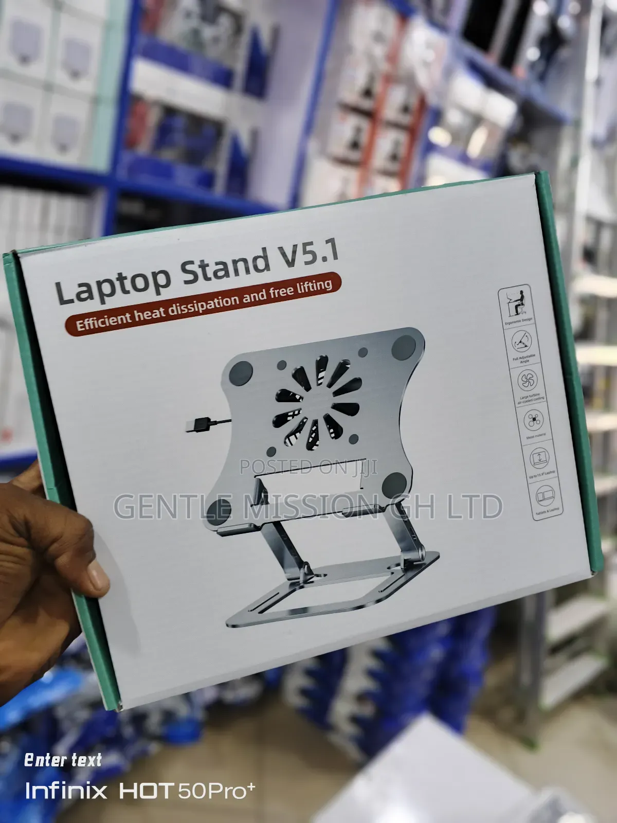 Laptop Stand With Fan V5.1