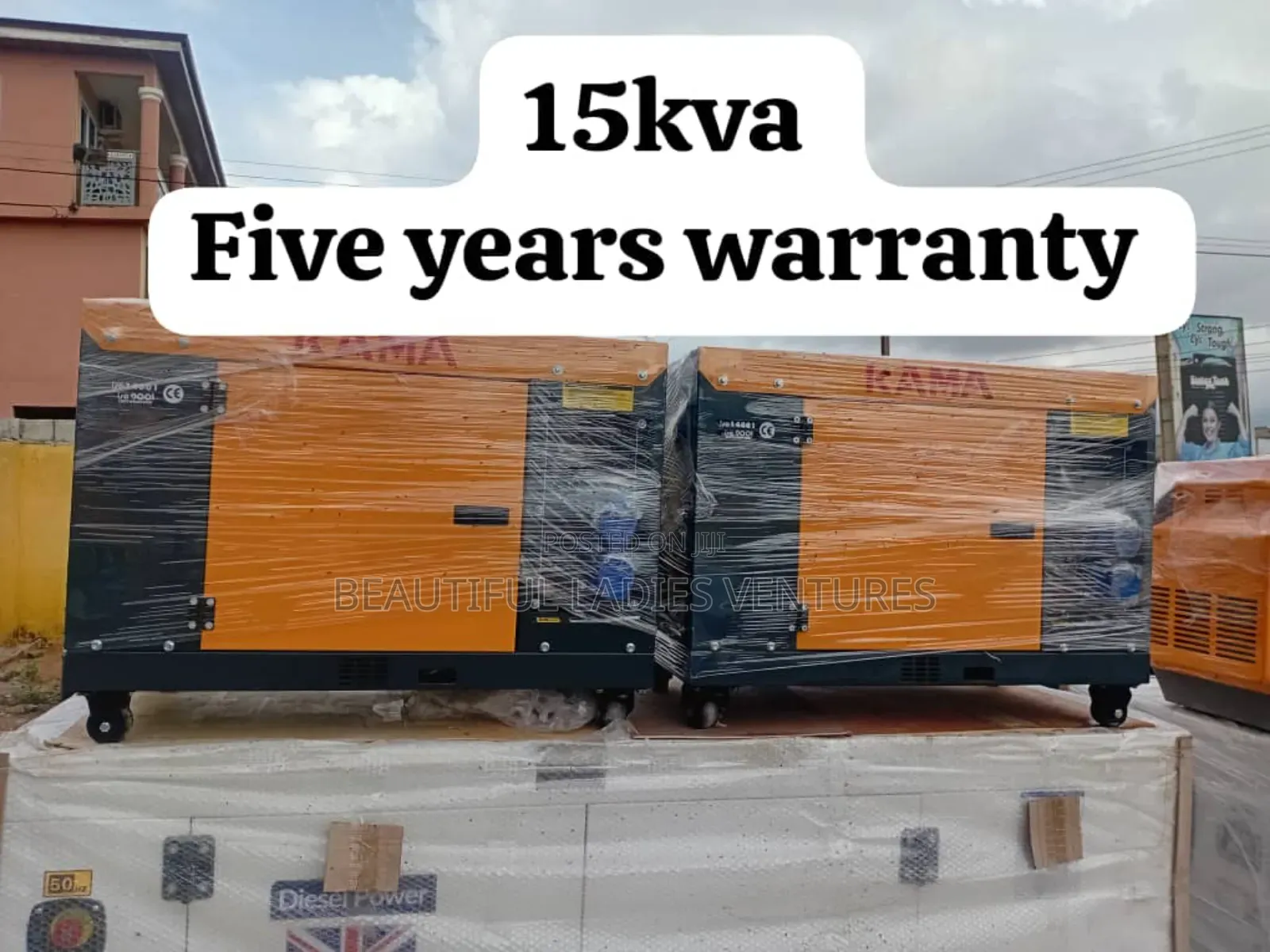High Output Power 15kva 15kw Kama Diesel Genset 15kw