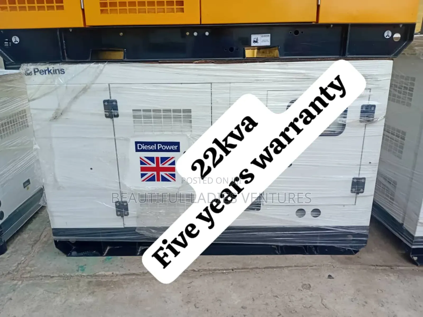 Fault Tolerant 20kva Perkins Diesel Generator 22kva Uk Model