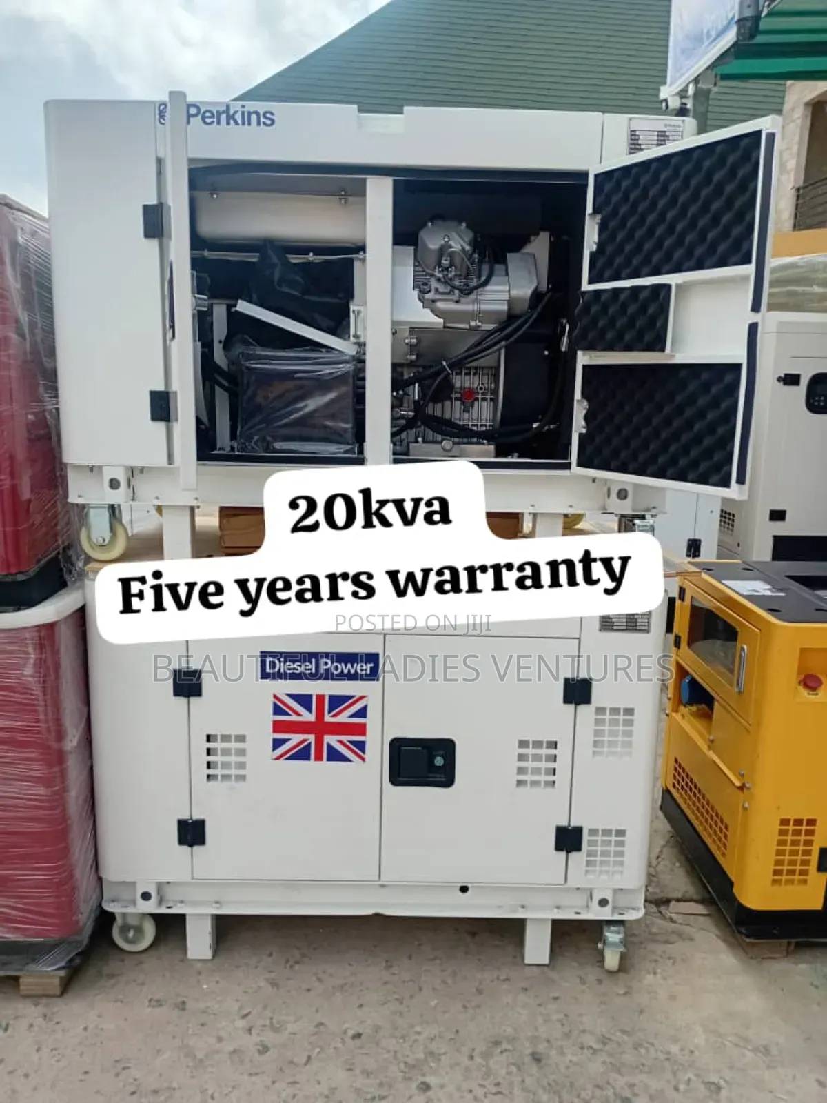 Large Fuel Capacity 20kva Perkins Uk Standard 20kva Genset