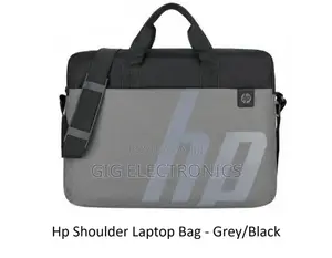 Hp Shoulder Laptop Bag - Grey/Black