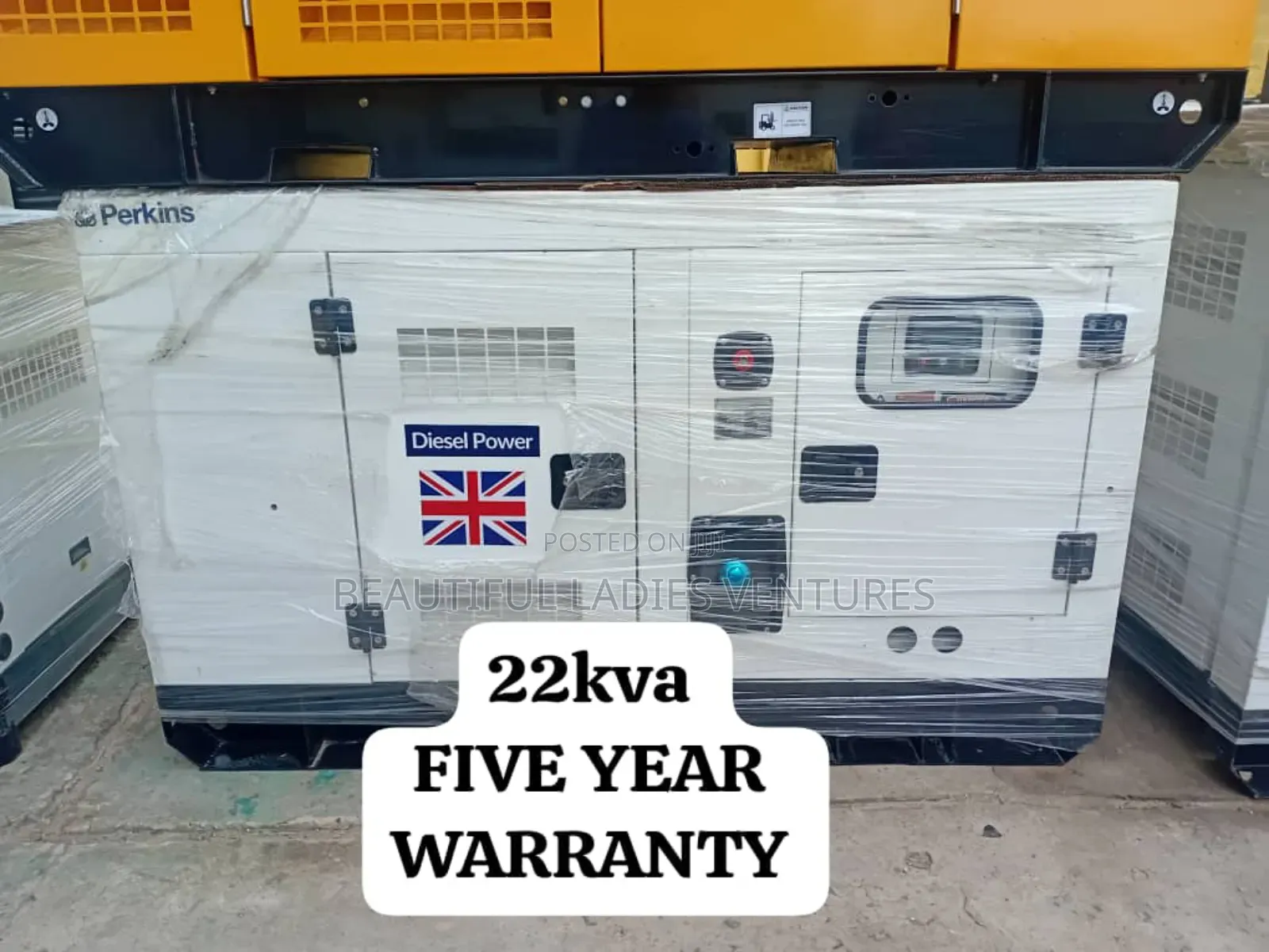 Gentle Start 22kva Perkins Silent 22kva Genset Diesel Silent