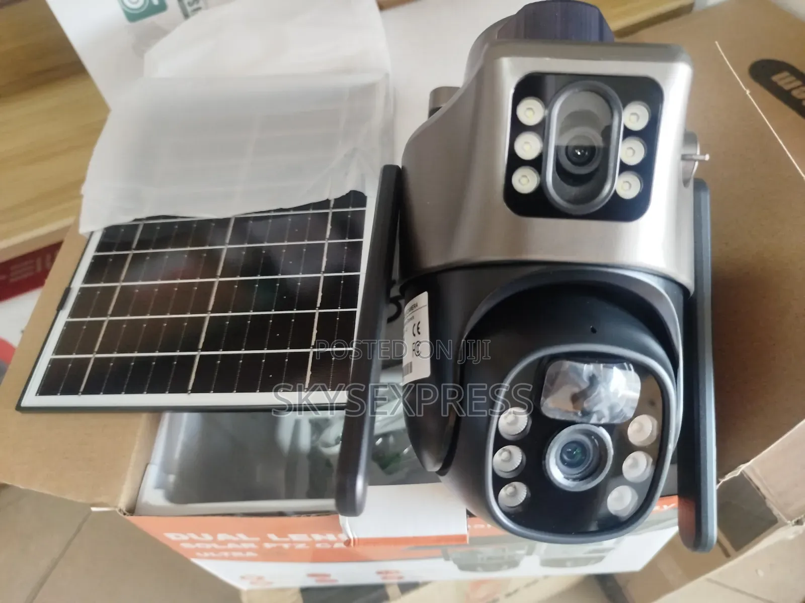 Dual Lense 4g PTZ Solar Camera