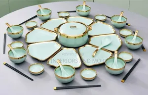 Dinnerware Set for 8 People (Mint Green)