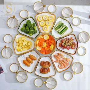Dinnerware Set for 8 People (White )