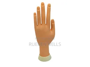 Flexible Plastic Mannequin Practice Hand For Manicure
