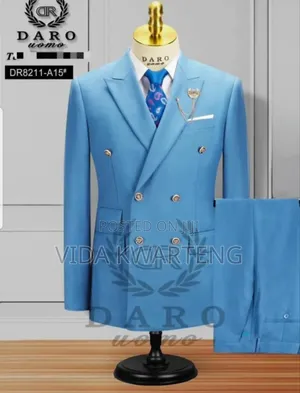 Elegant Double Breasted Men's Suits