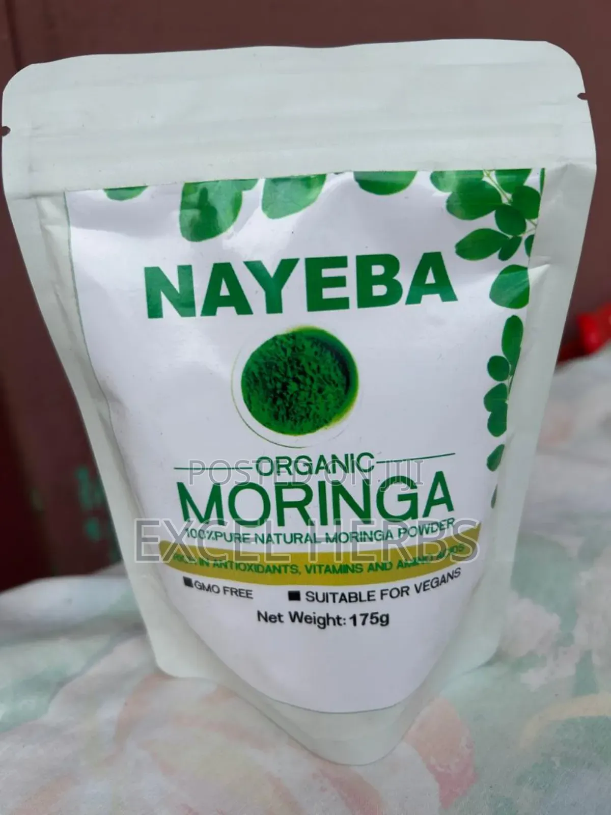 Organic Moringa Leaf Powder 175gs