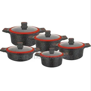 Granite Pots and Pans Set (10 Pcs)