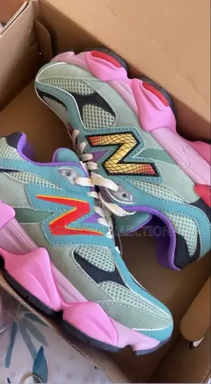 New Balance 9060 "Sage Leaf/Neo Flame" Sneakers