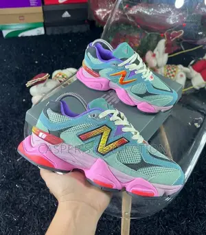 New Balance 9060 "Sage Leaf/Neo Flame" Sneakers