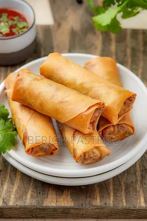 Frozen Spring Rolls and Samosa
