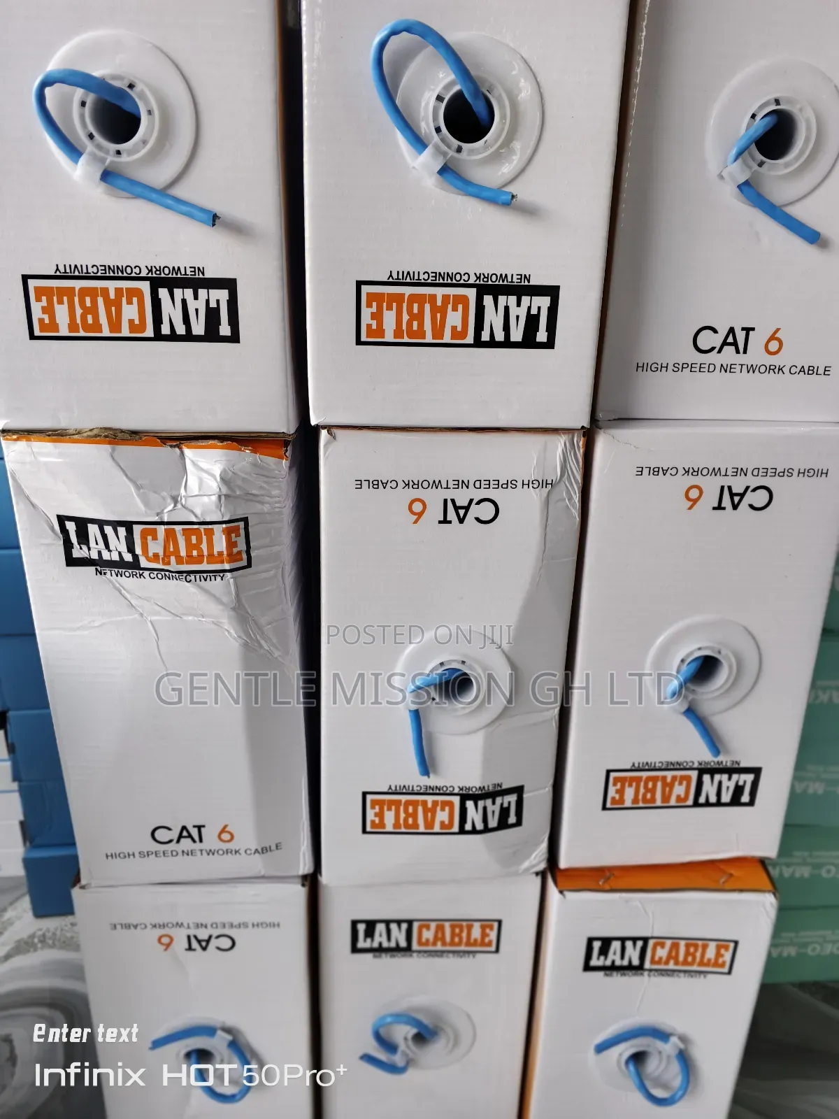 100m Indoor/Outdoor Cat6 Cable