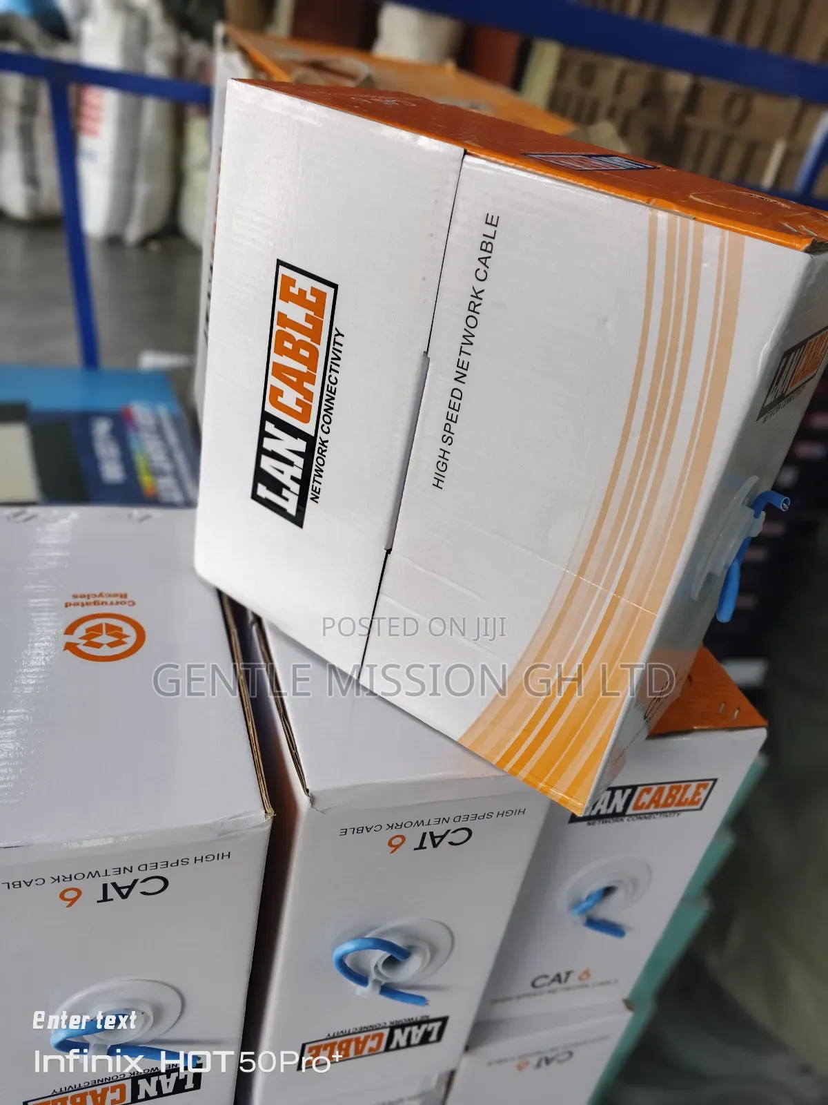 100m Indoor/Outdoor Cat6 Cable