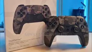 Original Ps5 Gray Camouflage Dualsense Controller Pad